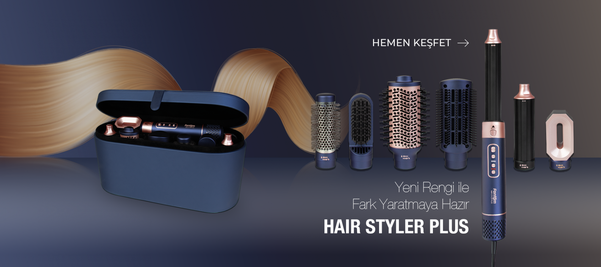 Hair Styler Plus Mavi