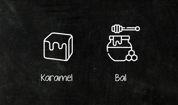 Karamel ve Balın Tatlı Uyum